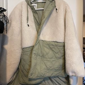 Zara Sherpa jacket